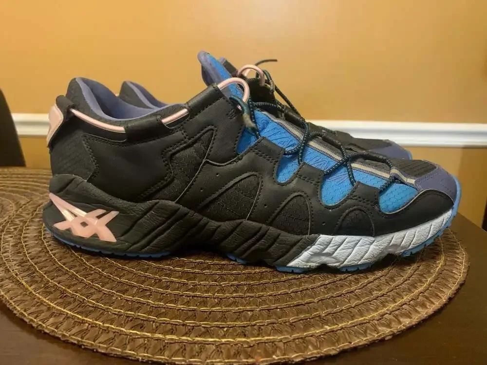 ASICS x Slam Jam Gel-Mai 'Angle' Black Sneakers H74NQ-9090 Sz 11.5